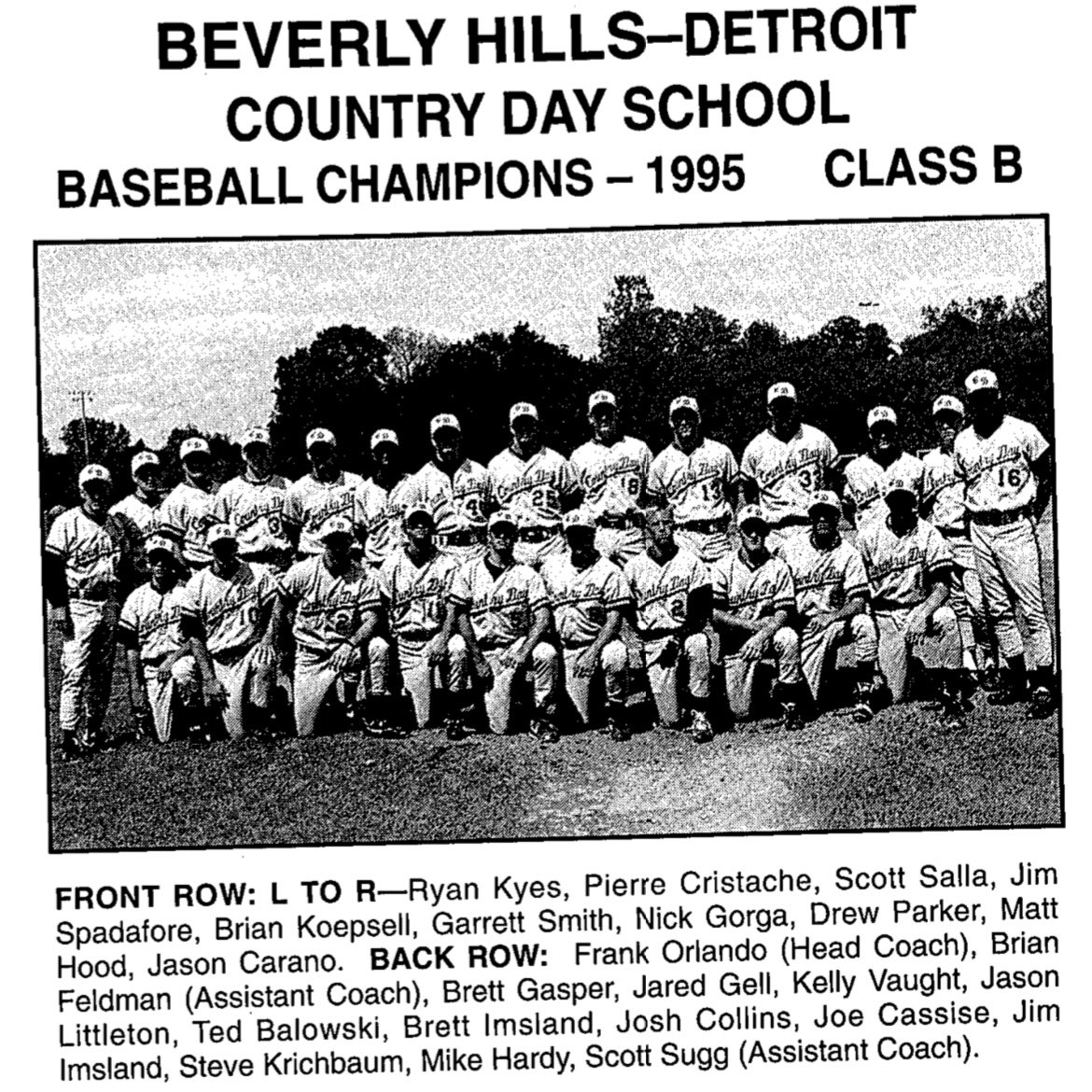 DCDS Baseball (@coachlep9) on Twitter photo We happy to announce that on Saturday, May 17th we will be honoring the <a href="/DCDSAthletics/">DCDS Athletics</a> 1995 Baseball State Championship Team! Ceremony will happen in between our games with <a href="/BerkleyBaseball/">Berkley Baseball</a>. Come out for a great day of baseball! First pitch at 10am. Ceremony at 12:30pm. We happy to announce that on Saturday, May 17th we will be honoring the <a href="/DCDSAthletics/">DCDS Athletics</a> 1995 Baseball State Championship Team! Ceremony will happen in between our games with <a href="/BerkleyBaseball/">Berkley Baseball</a>. Come out for a great day of baseball! First pitch at 10am. Ceremony at 12:30pm.