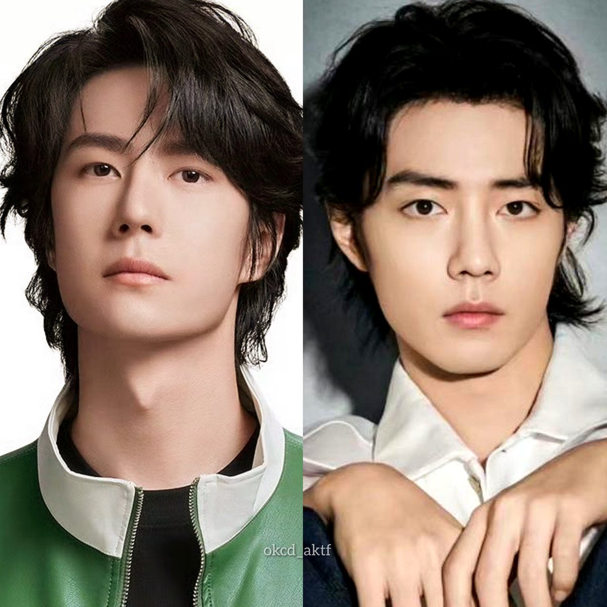 YiZhan with curly long hair ✨️