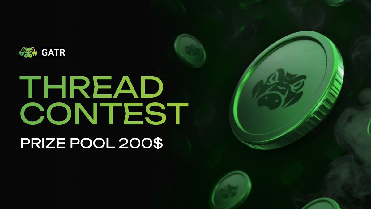 We’re giving away $200 to the top  threads that showcase how Gatr is redefining privacy in Web3.

How to participate:

1.Write a thread that explains what makes Gatr unique (tech, brand  etc)

2.Tag us so we see it.

The 3 winners will be announced next week in our telegram