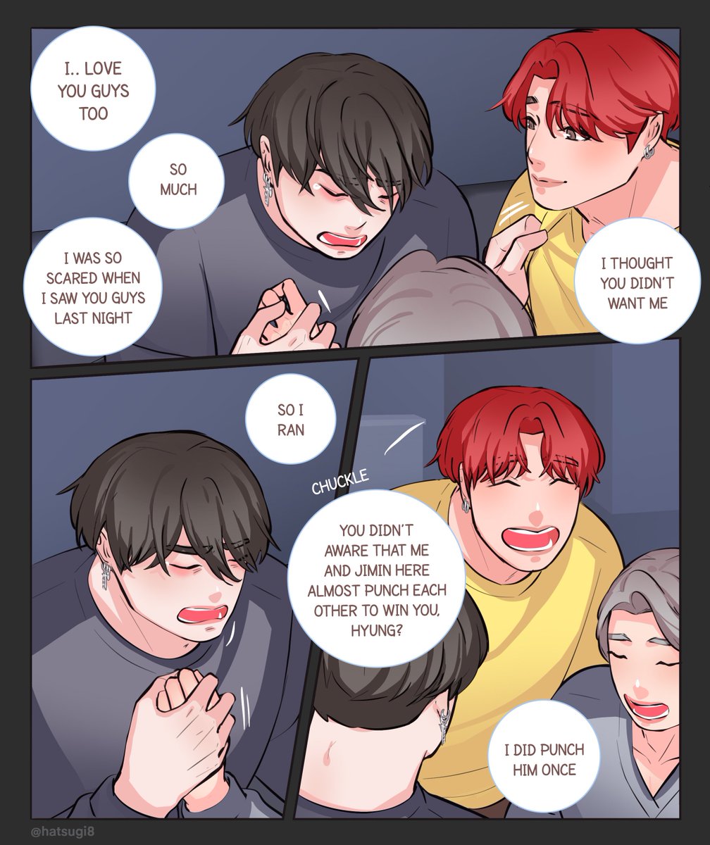 Hatsugi8's tweet photo. [BFS au - 86] (2/2)  #btsfanart https://t.co/JzLjdTSsNk