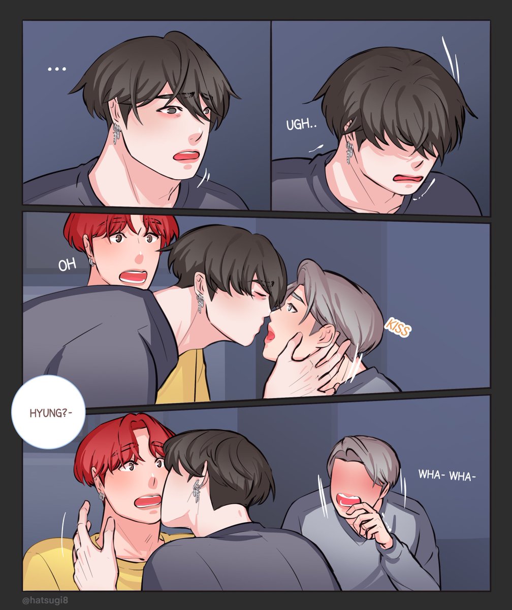 Hatsugi8's tweet photo. [BFS au - 86] (1/2)  #btsfanart 
We reach the end of Yoonminseok's side story! https://t.co/sPtOkcKhBE