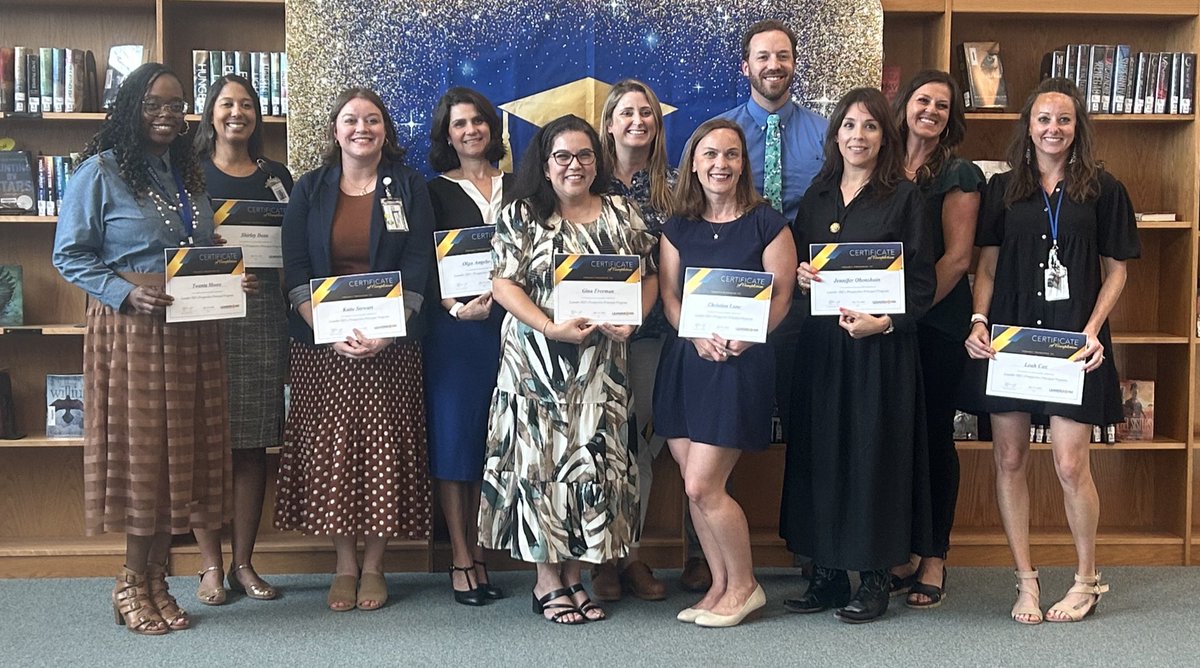TheRealMrsMeeks's tweet photo. That’s a wrap on the Prospective Principal Program (P3)! I am honored to have learned alongside this amazing group of aspiring principals over the course of the year. Our future is BRIGHT with these public school leaders leading the way! #1LISD https://t.co/8DepJdrpDT