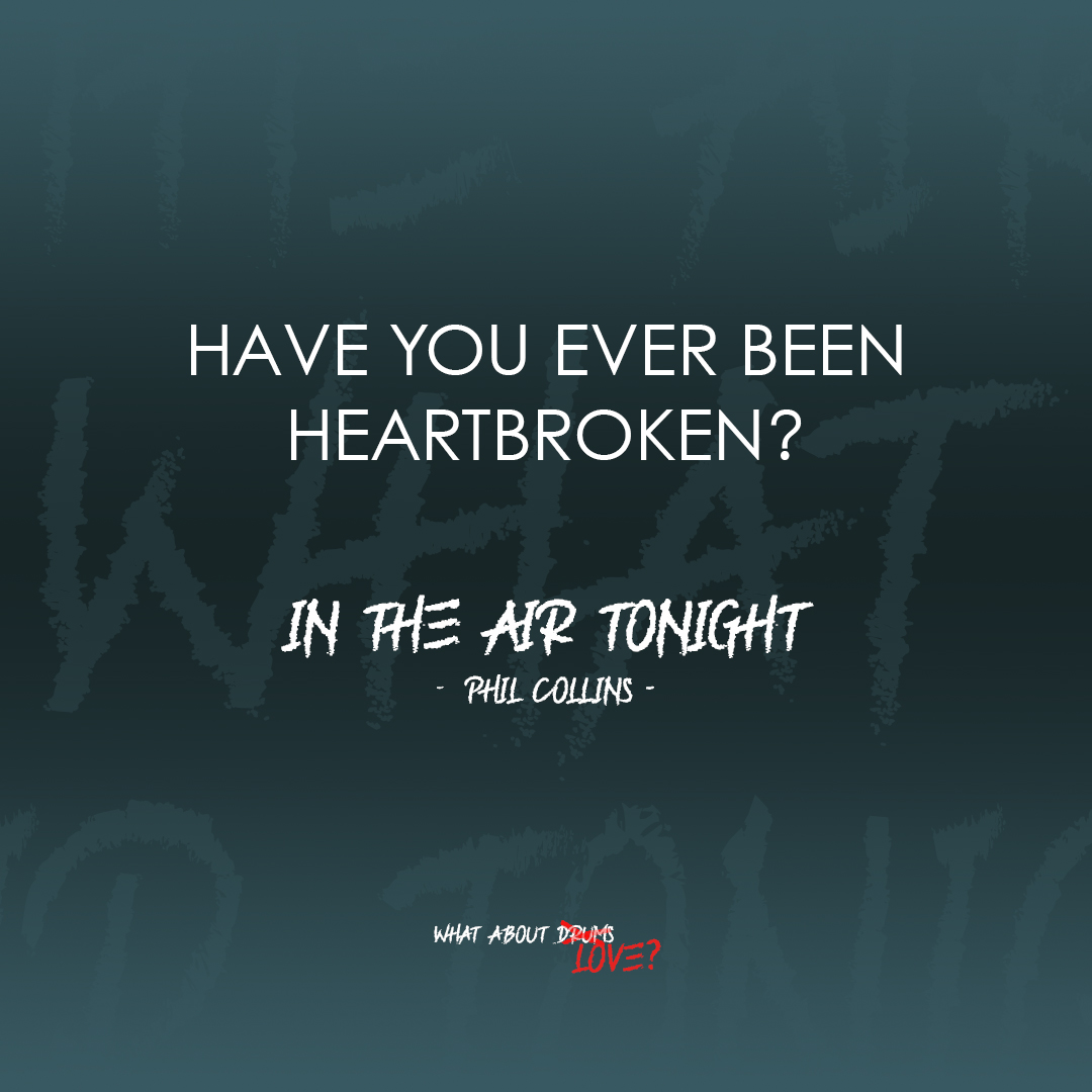 In The Air Tonight - Phil Collins

Have you ever been heartbroken? Tell me your story, I look forward to your comments and messages!

Stream - What About Love?: hermanrarebell.lnk.to/whataboutlove