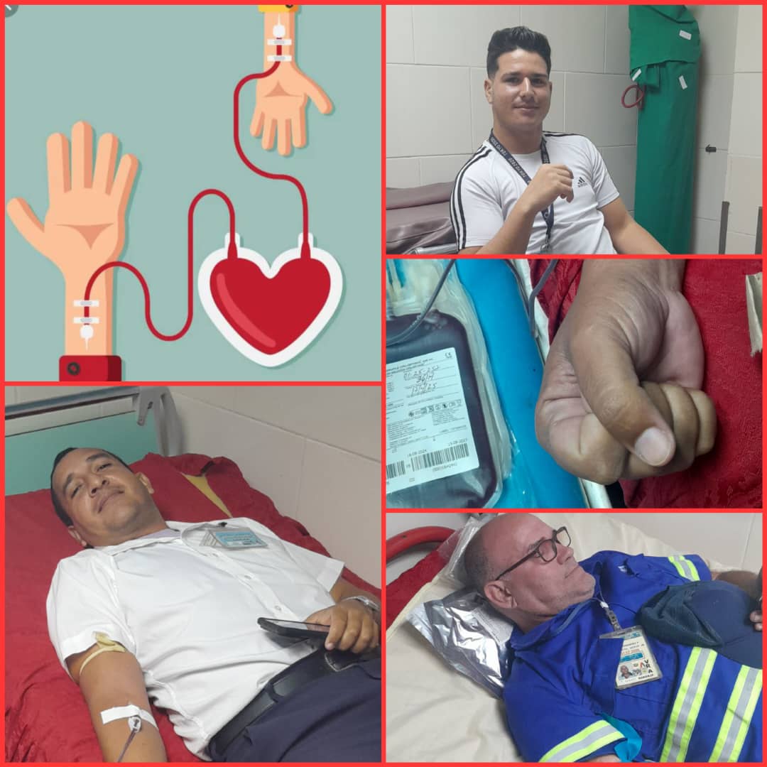 MMM91040107's tweet photo. ✈️❣️ Donar sangre, es un acto de infinito amor por nuestros semejantes y la oportunidad de salvar una vida. Hoy, un grupo de trabajadores del  #aeropuertovra asisten a la convocatoria que se hiciera en días previos por el Sindicato. ¡Gracias, donantes de sangre! #CubaPorLaVida https://t.co/i6ZYPoxf2P