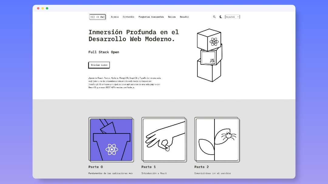 MoureDev's tweet image. La Universidad de Helsinki ha creado uno de los mejores bootcamp fullstack para aprender desarrollo Web!
→ Gratis, en español y con certificado
→ 13 lecciones, ejercicios para practicar y proyecto final
→ React, Redux, Node.js, Express, MongoDB, GraphQL, TypeScript...…