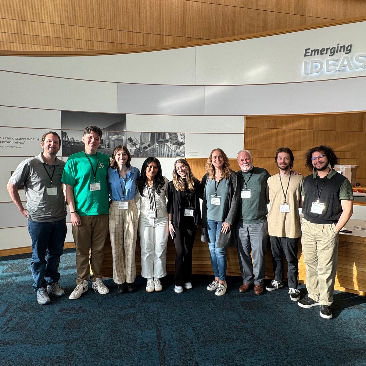 86th Annual Southern Section ASPB Meeting in March 2025 in Raleigh, NC.  Nice representation of UNT and BDI with the four undergraduate research assistants, two graduate students, and three faculty members.