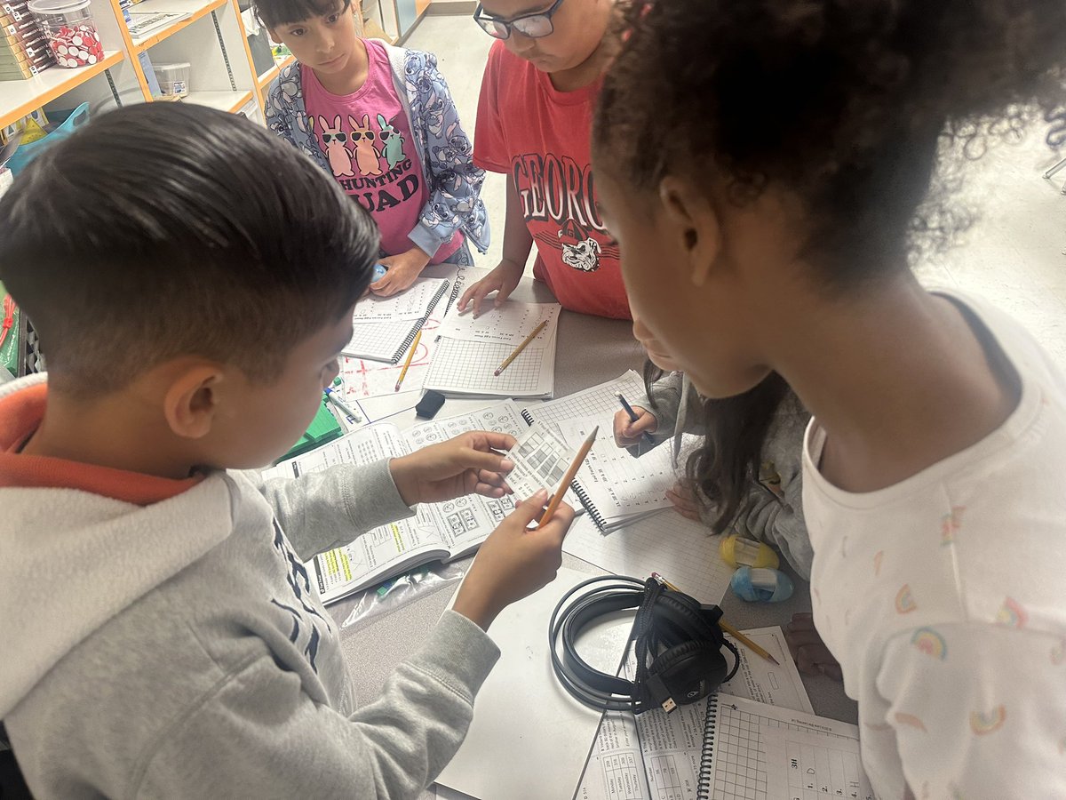 A little Easter egg fun hunting for Fast Focus fraction questions and collaboration to solve during our Math Rockin’ Review 🐣 #TeamSISD #RattlersAllIn