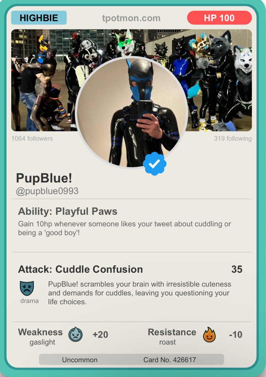 PupBlue! tweet media