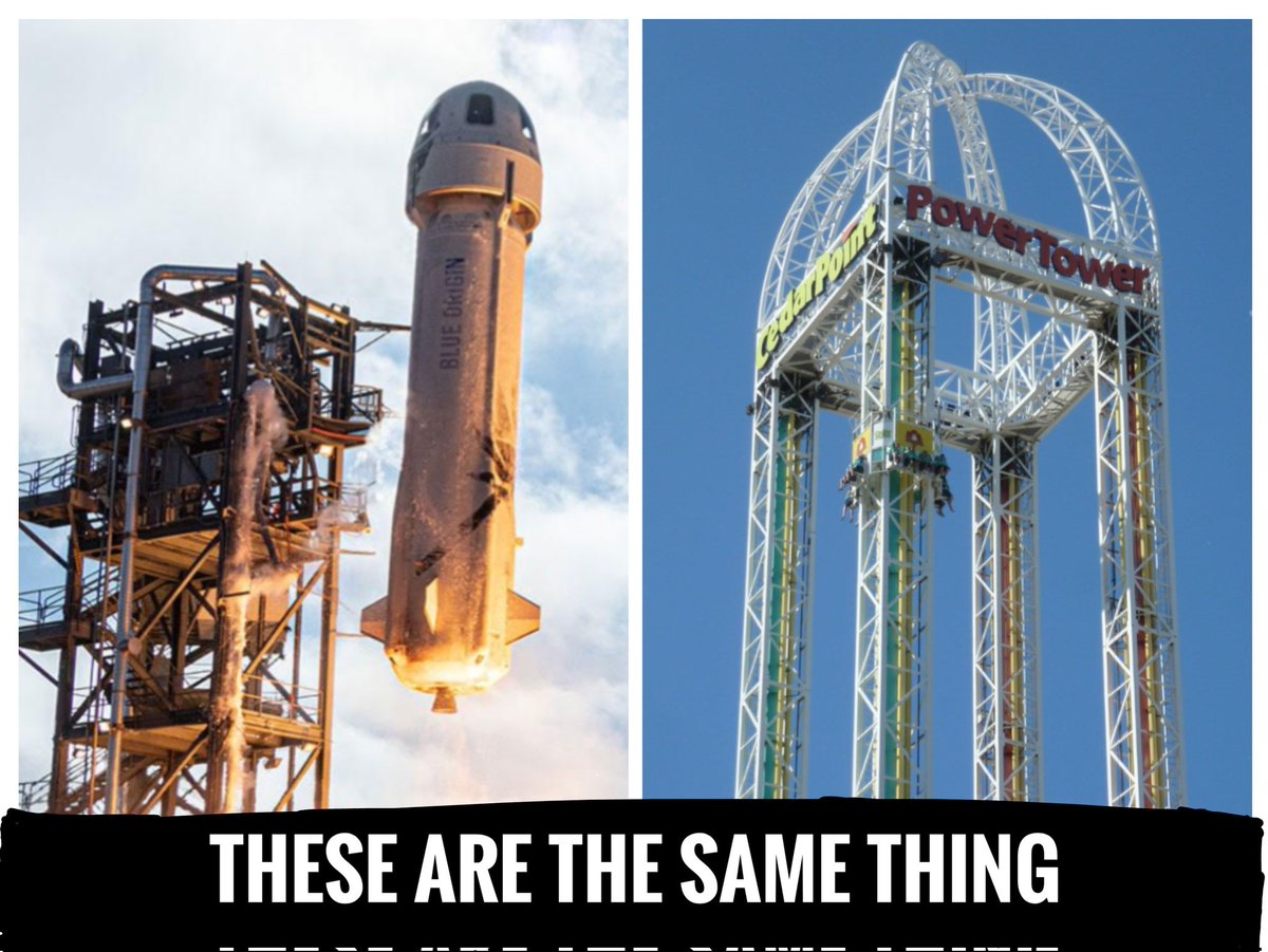 RouterCuriosity's tweet image. Hot take: @blueorigin space flights are just the the more expensive @cedarpoint Power Tower.
