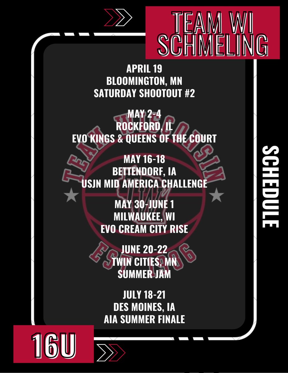 Team WI Schmeling 16u & 17u tweet media