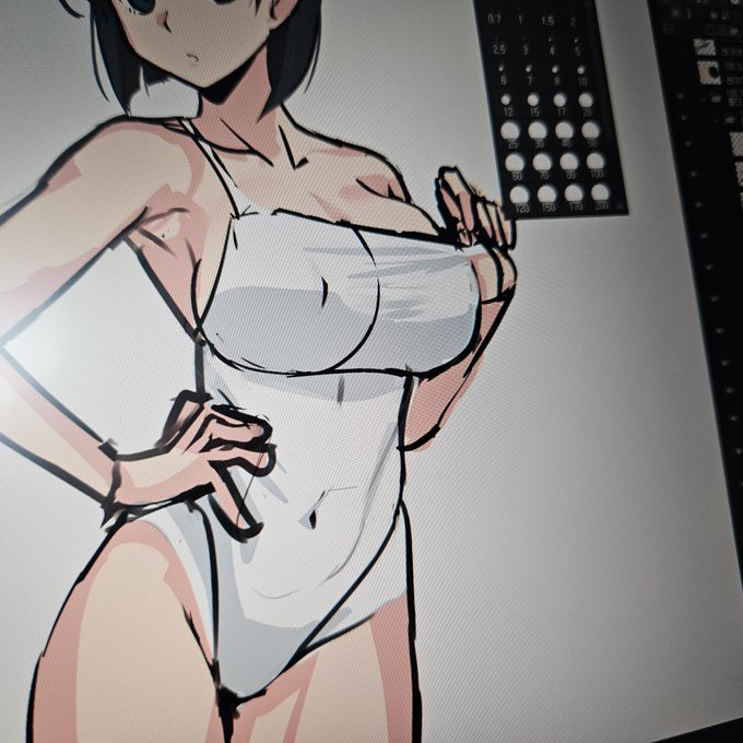 [リクエスト]ソードアート・オンライン -桐ヶ谷直葉(白水着) 