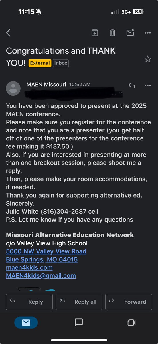 MsFinksClass's tweet photo. So excited to be presenting at the MAEN conference this year! https://t.co/n1BE52Teav