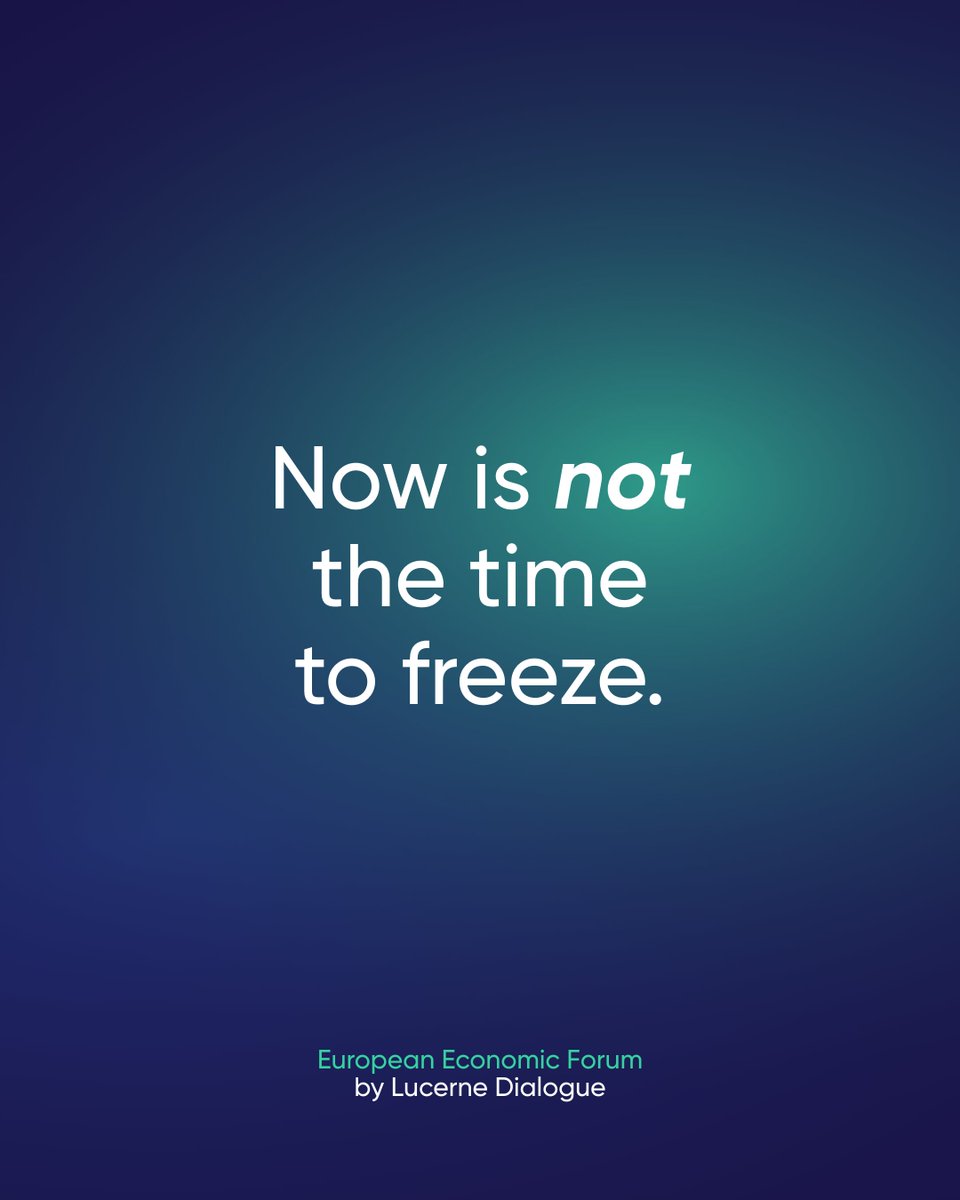 It takes a good measure of composure these days not to feel your pulse quicken with the morning headlines. How do you plan for the future when the coordinates shift daily?

⏰ Join us at EEF 2025 – and discover how to navigate the new global disorder: 👉 lucerne-dialogue.ch/en/tickets