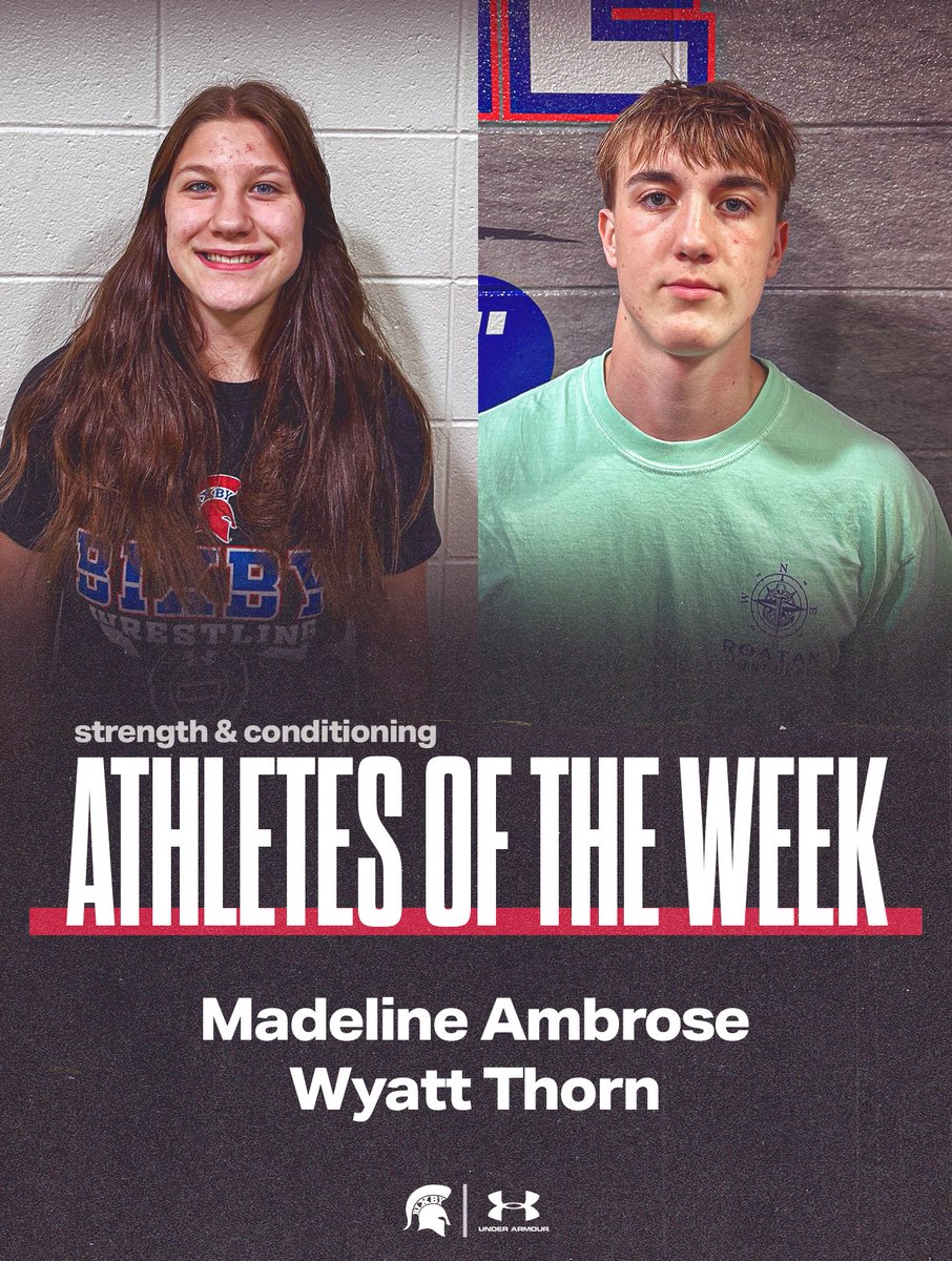 Congrats to our athletes of the week! <a href="/Bixby_Wrestling/">Bixby Wrestling</a> @bixbycheer