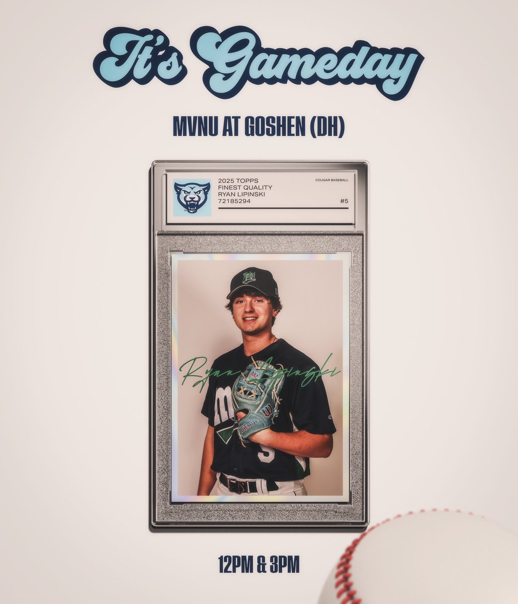 MVNU Athletics (@mvnu_cougars) on Twitter photo .<a href="/MVNUBaseball/">MVNU Baseball</a> finishes its series at Goshen College today! The doubleheader starts at 12pm.
📺 goleafs.net/sports/2022/8/…
📊 goleafs.net/sidearmstats/b… .<a href="/MVNUBaseball/">MVNU Baseball</a> finishes its series at Goshen College today! The doubleheader starts at 12pm.
📺 goleafs.net/sports/2022/8/…
📊 goleafs.net/sidearmstats/b…