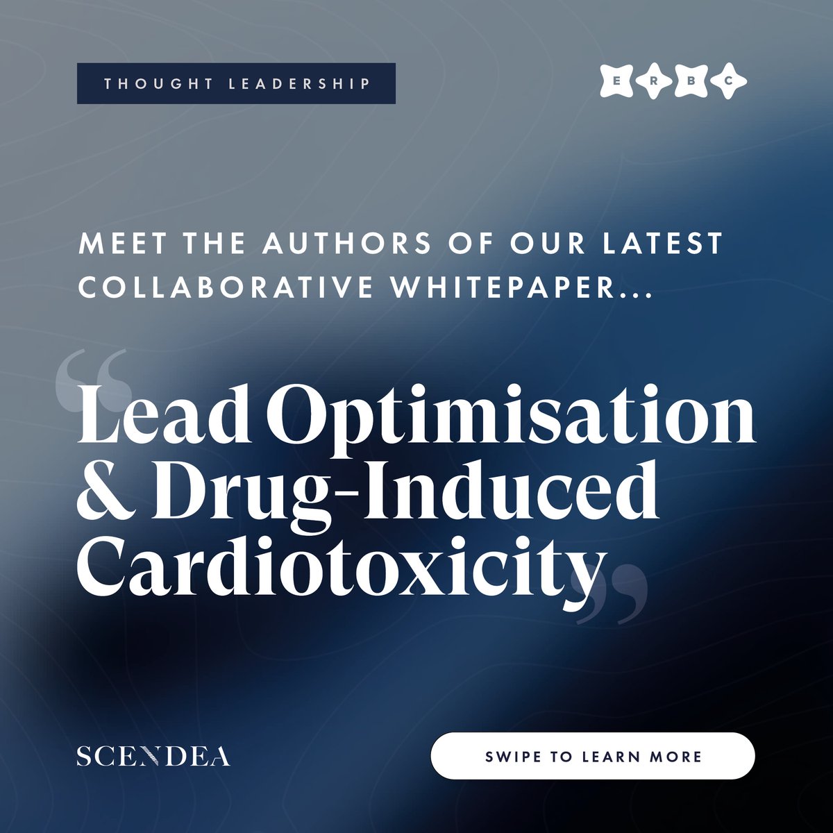 scendea's tweet image. Meet the authors of our latest whitepaper &quot;Lead Oprimisation &amp;amp; Drug-Induced Cardiotoxicity&quot;,written in collaboration with ERBC. For drug development and regulatory affairs support, book a meeting with our team of experts scendea.com/contact
- 
#ERBC #regulatorysupport