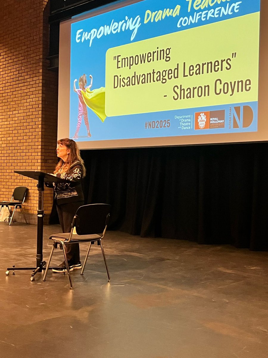 What follows next is an inspiring key note from @vitanova_newlife and #NDExce Member Sharon Coyne on empowering disadvantaged learners.