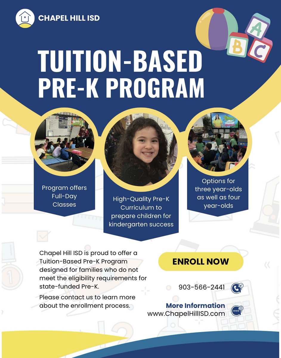 Expanding the highest quality education to ALL families - Enroll today, limited space available!