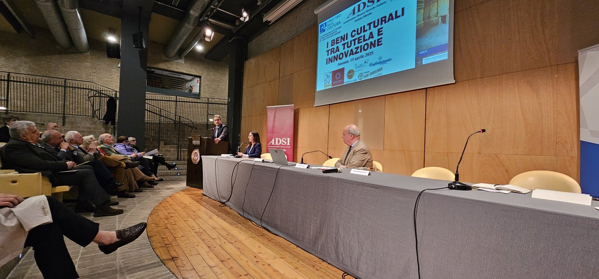 📍 Il 15 aprile si è tenuto il secondo appuntamento del II° Ciclo di Convegni Nazionali "La valorizzazione ed il sostegno dei Beni Culturali privati.

🎯 Riguarda il convegno "I Beni Culturali tra tutela e innovazione" organizzato da #ADSI Marche: youtube.com/live/ZjqHOhY26…