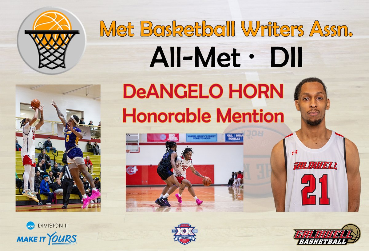 Caldwell Athletics (@caldwellcougars) on Twitter photo Horn Selected Men's Basketball <a href="/MetBasketballW/">MetBasketballWriters</a> Honorable Mention; Metropolitan Basketball Writers To Honor The Junior <a href="/CaldwellUMBB/">Caldwell MBB Hoops</a> Forward April 24 at Annual Dinner
caldwellathletics.com/news/2025/4/17… Horn Selected Men's Basketball <a href="/MetBasketballW/">MetBasketballWriters</a> Honorable Mention; Metropolitan Basketball Writers To Honor The Junior <a href="/CaldwellUMBB/">Caldwell MBB Hoops</a> Forward April 24 at Annual Dinner
caldwellathletics.com/news/2025/4/17…