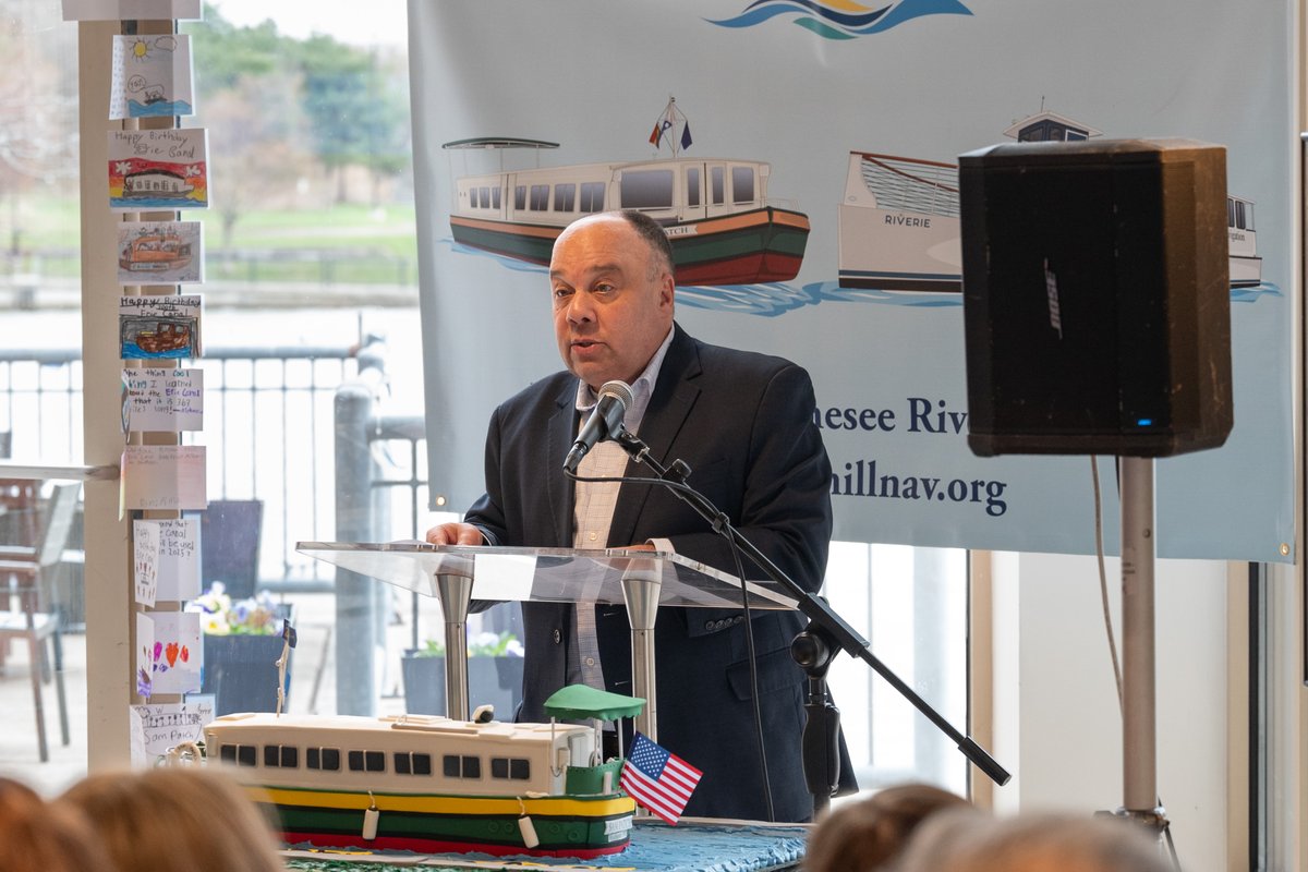 This year, we are celebrating the 200th anniversary of the completion and opening of the original Erie Canal, a waterway that helped shape our city, state, and nation. 

The Erie Canal flows as a symbol of innovation, freedom, and connection. Cheers to 200 more years!