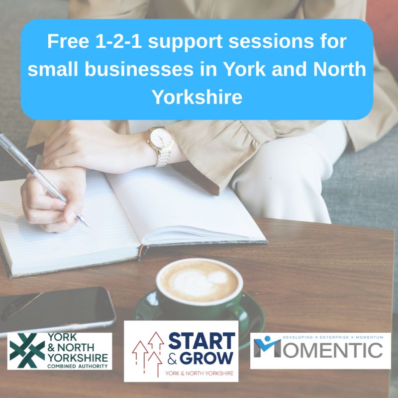 MomenticUK's tweet photo. Whether you’re just starting out in business or looking to scale, personalised support from Momentic can help you

If you're in York or North Yorkshire and working on something exciting – don’t hesitate to contact us and explore the support available.

See the link in our bio https://t.co/AMd5RRgSwl