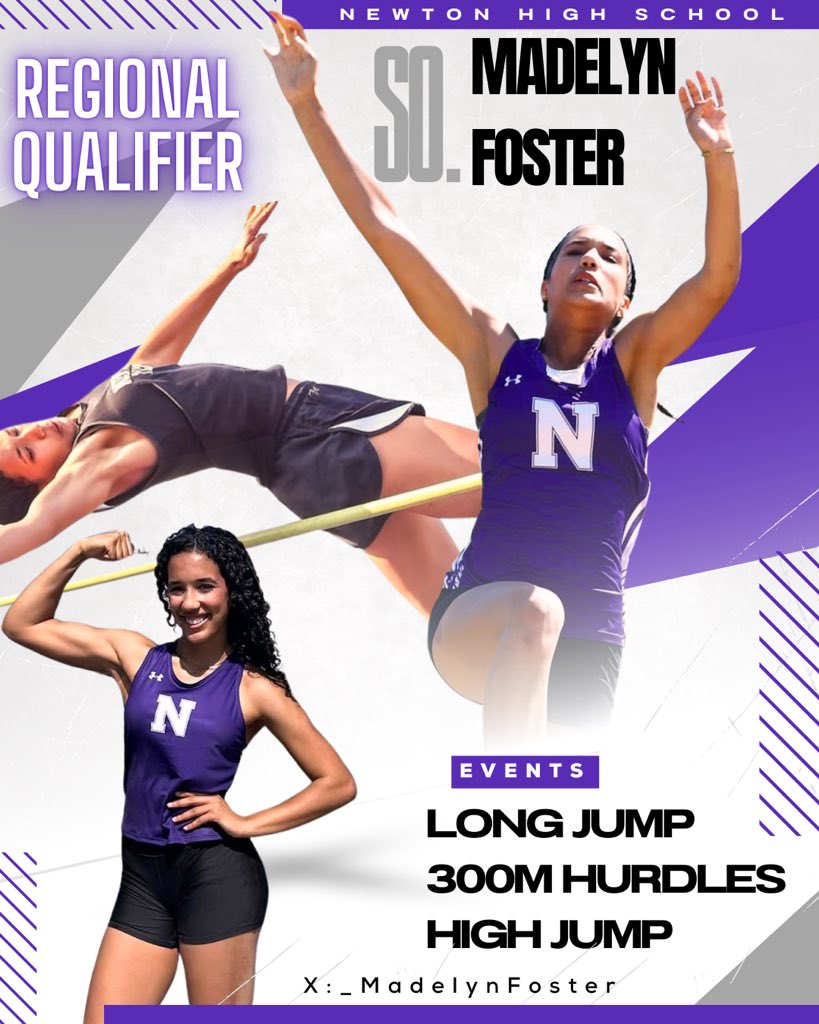 _MadelynFoster's tweet photo. 3A REGIONAL QUALIFIER
- Long Jump
- 300m Hurdles
- High Jump
🗓️4/18-4/19
📍Huntsville, TX
#trackandfield #longjump #highjump #classof2027 #300mhurdles #regionalqualifier #trackmeet #track https://t.co/5uCEI9sXuG