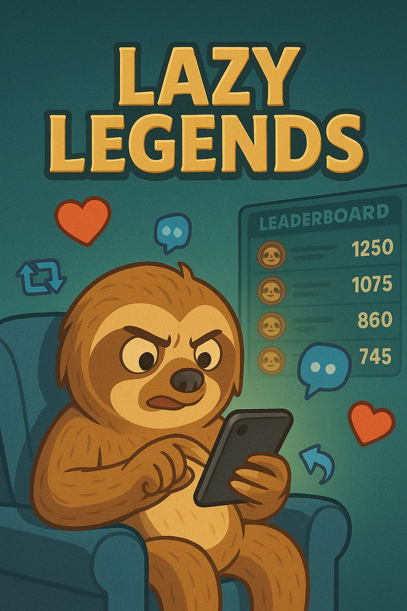 SlothHbar's tweet image. 🦥 LAZY LEGENDS IS UNLEASHED! 😴💥
Wanna rule X with chill vibes and stack $SLOTH like a memecoin king? This is YOUR game!
Drop #LazyLegends comments on the dopest X posts—each one’s worth 2 Slomo points in the ultimate 4-week showdown! 🏆
Season 1 drops May 1 - May 29!
Top…