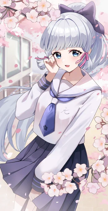 #これを見た人は無言で去年の4月の画像を貼る 