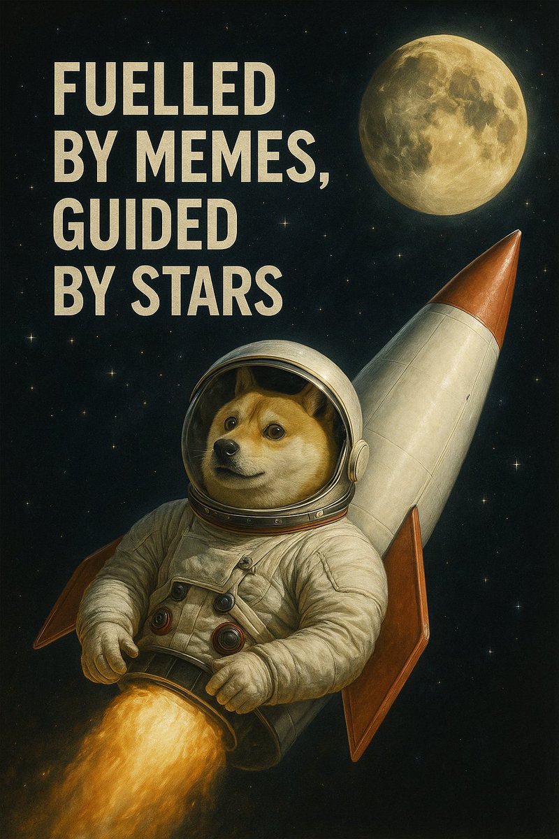 CryptoFocusBtc's tweet photo. With rockets lit by laughter and a heart full of chaos, Doge tears through the cosmos, flipping gravity the bird as he blazes a meme-fueled trail to the #Moon. #Doge #MemePower #ChaosInSpace #GravityWho #ToTheMoon #RocketFuelLaughter #CosmicAdventure https://t.co/ZQ0exvR9JM