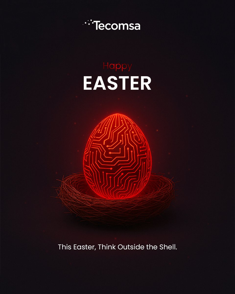 tecomsa's tweet image. 🌸 Happy Easter from Tecomsa!
May this season bring you growth, joy, and brilliant breakthroughs.
Together, let’s build a brighter tomorrow.✨

#Tecomsa #EasterWishes #TechInBloom #FreshIdeas #technology