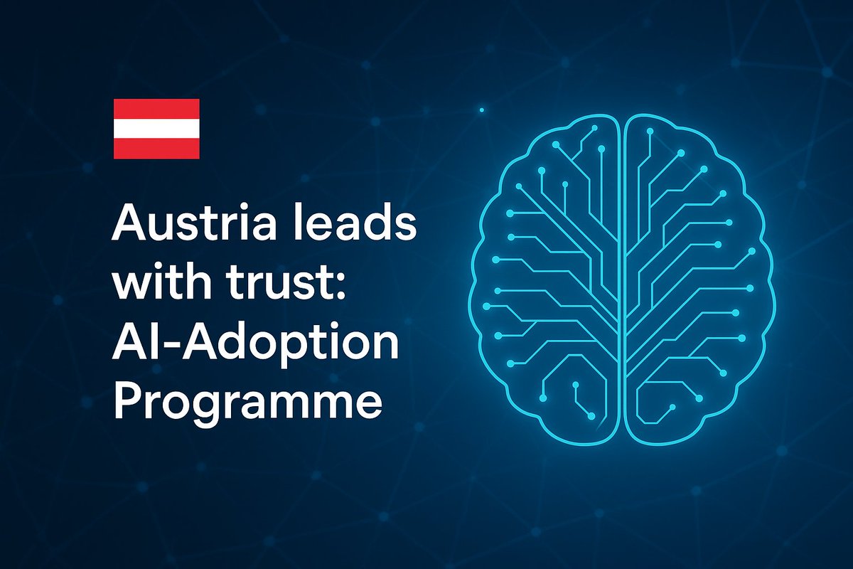 🇦🇹 Austria is setting the pace for #TrustworthyAI!

The AI-Adoption Programme offers grants up to €150K to help businesses align with the EU AI Act and AI standards.
A smart model for Europe to follow.

#AI #GoodPractice #AIRegulation #InterregEurope