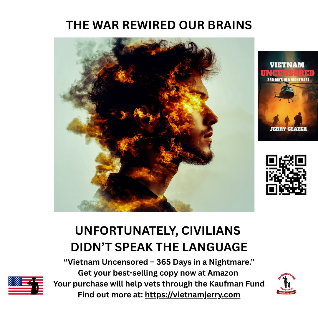 jerry_glazer's tweet photo. Our memories define us—good and bad. War left deep marks. But through it all, we found pride, brotherhood, and a quiet, hard-won peace. Read more at https://t.co/09QCM4S6Kg
#VeteranVoices #InvisibleWounds #CombatToCivilian #PTSDRecovery #HonorInService https://t.co/P6Ksub0TPn