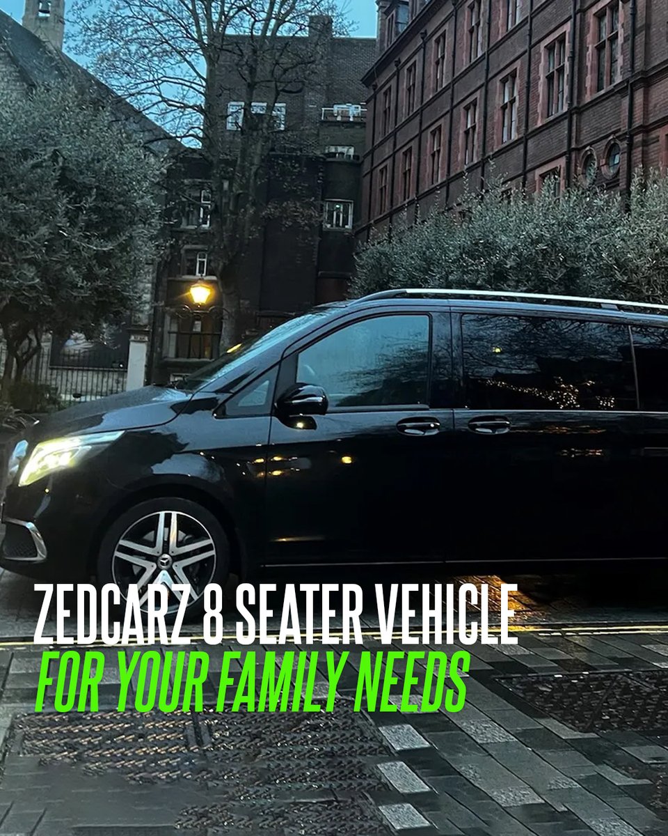 Traveling with family or friends? Our spacious 8-seater family vans ensure a comfortable and stress-free ride. 🛻👨‍👩‍👧‍👦

#grouptravel #familytrips #8seatervan #zedcarz #traveltogether #privatehire #surreytaxis #reliableservice #minicabtoairport #safetravels