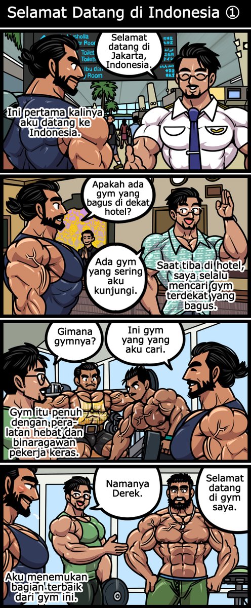 ボディビルダーChironさん💪🐴のインドネシア旅行。
続きます。