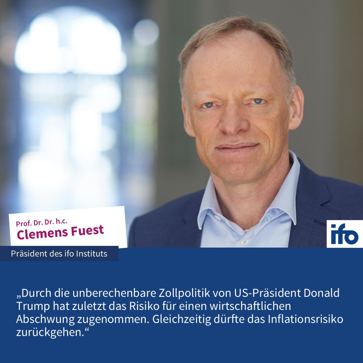 ifo Institut (@ifo_institut) on Twitter photo ifo-Präsident <a href="/FuestClemens/">Clemens Fuest</a> befürwortet die #Zinssenkung der <a href="/ecb/">European Central Bank</a> ➡️ Zum Statement: ifo.de/pressemitteilu… ifo-Präsident <a href="/FuestClemens/">Clemens Fuest</a> befürwortet die #Zinssenkung der <a href="/ecb/">European Central Bank</a> ➡️ Zum Statement: ifo.de/pressemitteilu…