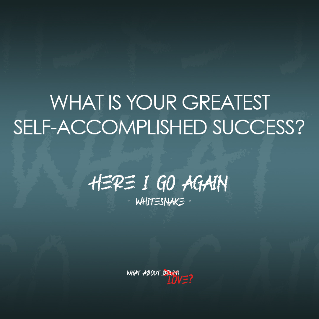 Here I Go Again - Whitesnake

What is your biggest achievement that you have earned all by yourself? Tell me about it!

Stream - What About Love?: hermanrarebell.lnk.to/whataboutlove

Love
Herman 🤘🏼