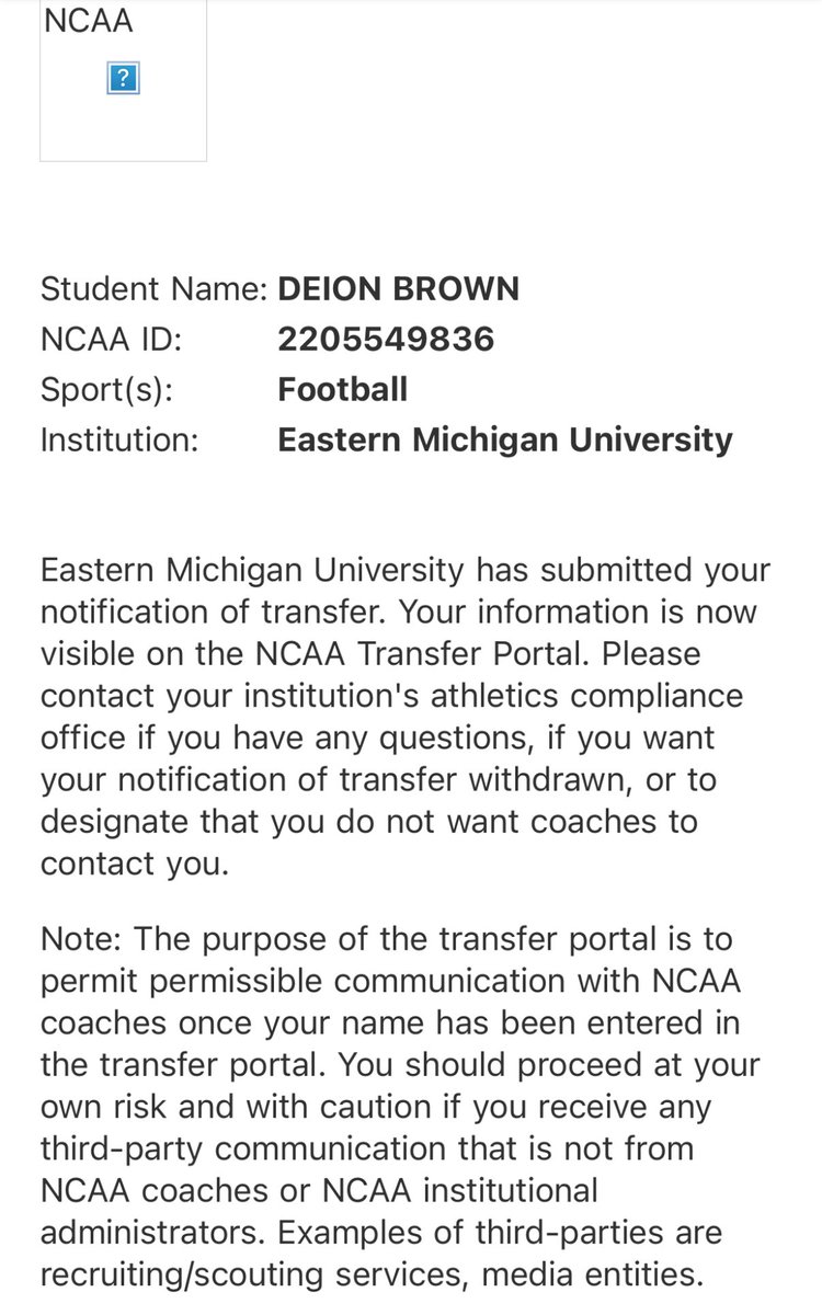 Deion Brown tweet media