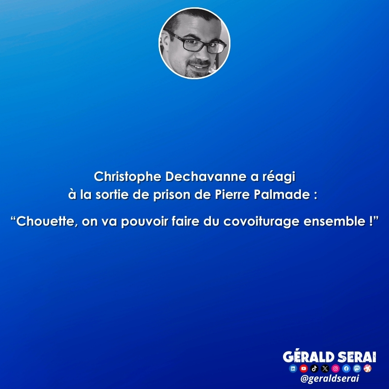 GeraldSerai's tweet photo. #bfn #breakingfakenews #humour #brèves #actualité #dechavanne #palmade #remiseenliberté
Impertinemment vôtre ! 😜🔔 https://t.co/XSpfpCWZjl