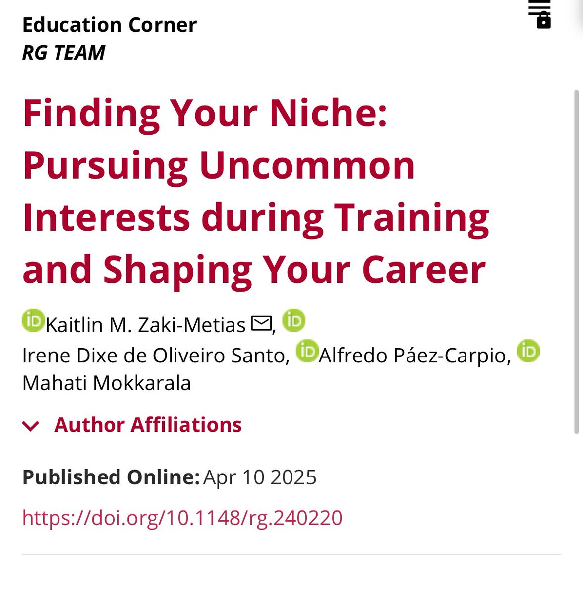 Irene Dixe de Oliveira Santo, MD, CIIP (@dixeirene) on Twitter photo Have many interests in radiology and don’t know how to best explore them? You are not alone! Find helpful tips on how to find your niche in our new <a href="/RadioGraphics/">RadioGraphics</a> article! <a href="/YaleRadRes/">Yale Radiology Residents</a> Have many interests in radiology and don’t know how to best explore them? You are not alone! Find helpful tips on how to find your niche in our new <a href="/RadioGraphics/">RadioGraphics</a> article! <a href="/YaleRadRes/">Yale Radiology Residents</a>