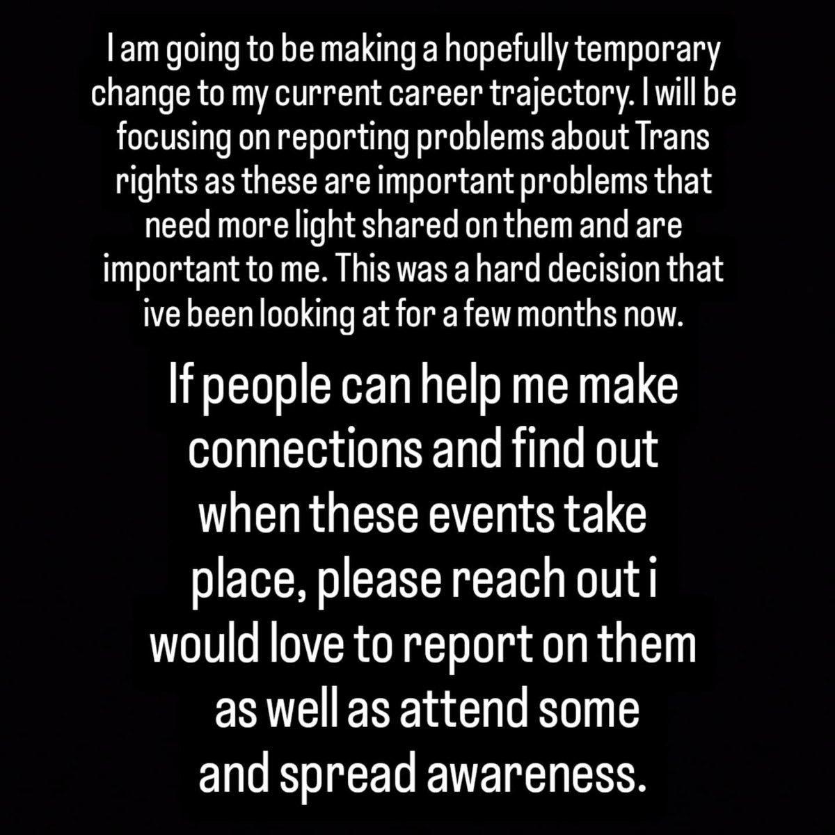 F1Mad20's tweet photo. Hoping this will be a temporary change as my hope is still to become a motorsport commentator. #transrights #LGBTQIA https://t.co/1XJrXccfBR