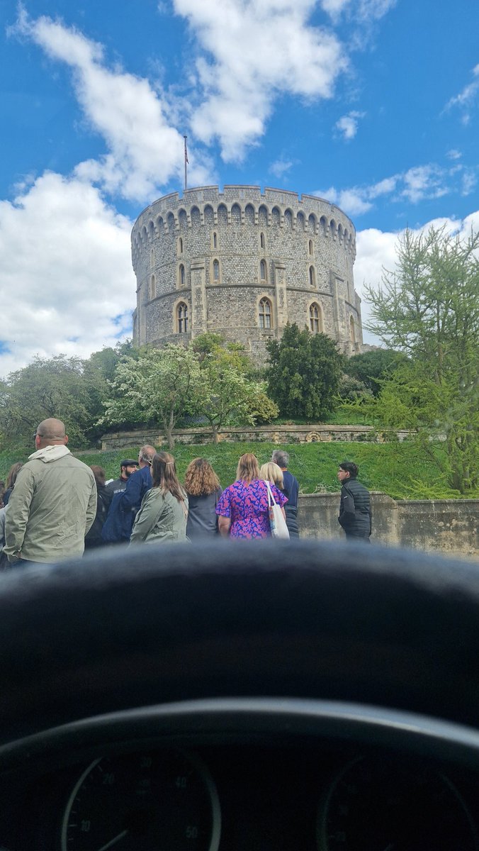Parking space with a view! #windsorcastle