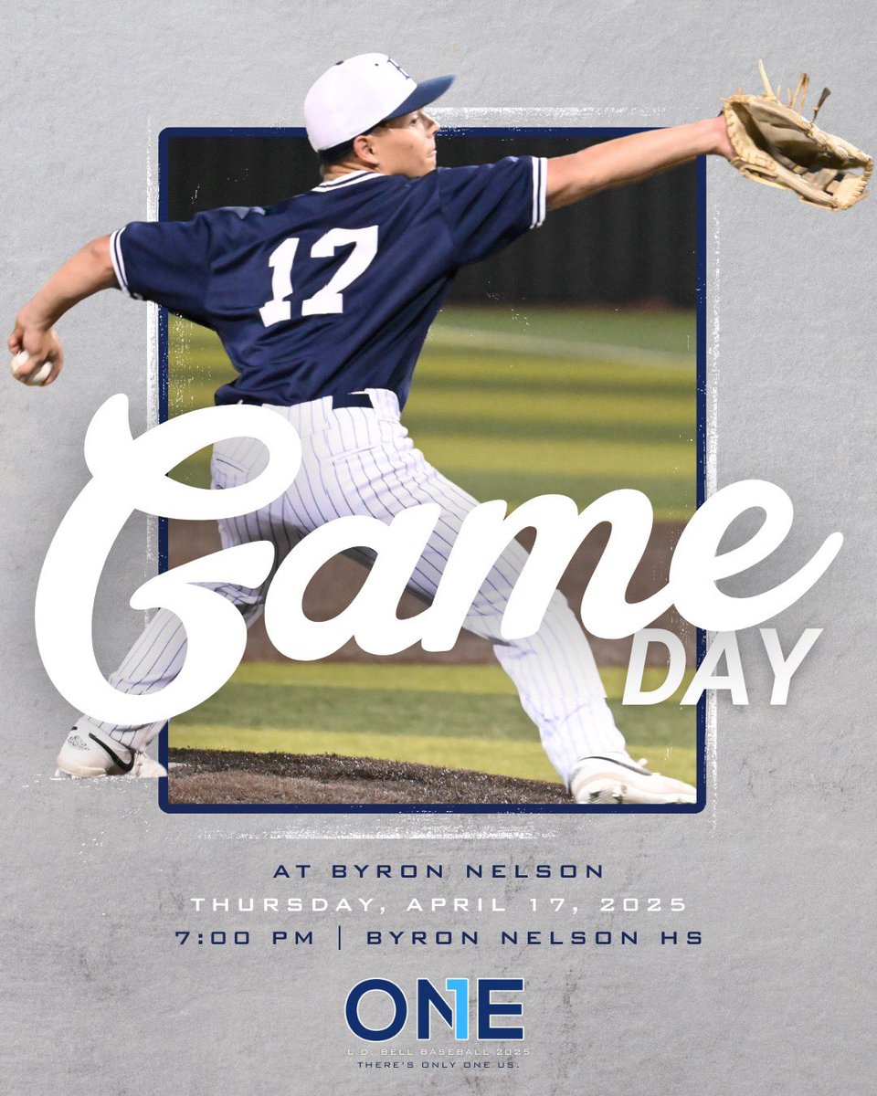 L.D. Bell Blue Raider Baseball (@ldbellbaseball) on Twitter photo It’s Game Day!!!
Tonight the Raiders head on the road for a huge matchup in game 2 against Byron Nelson! JV Blue starts at 4PM and Varsity starts at 7PM. Come out to support the Raiders!!! #OneUs It’s Game Day!!!
Tonight the Raiders head on the road for a huge matchup in game 2 against Byron Nelson! JV Blue starts at 4PM and Varsity starts at 7PM. Come out to support the Raiders!!! #OneUs