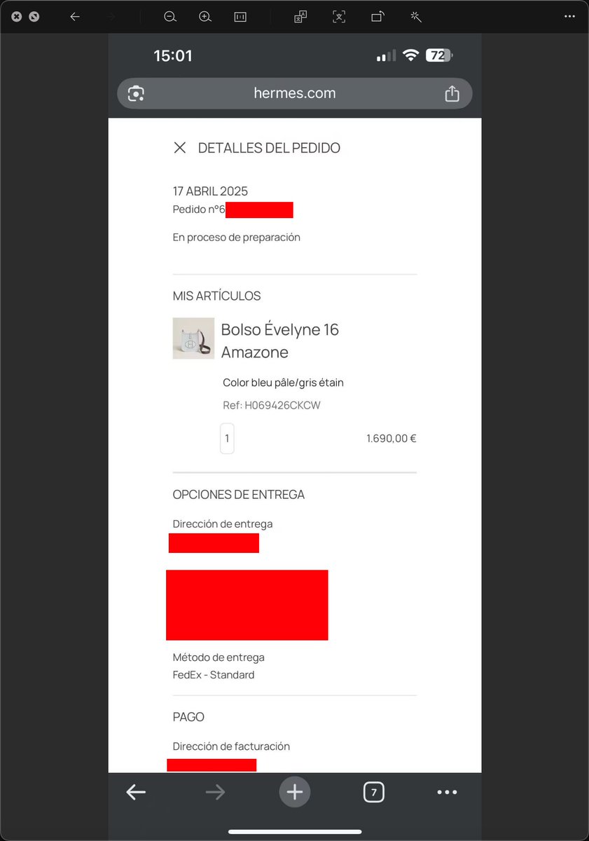 nextstep_las's tweet image. Hermes Evelyne 16 Amazone copped!

Thanks Kagami v2.0 monitors ❤️
#hermes #restock