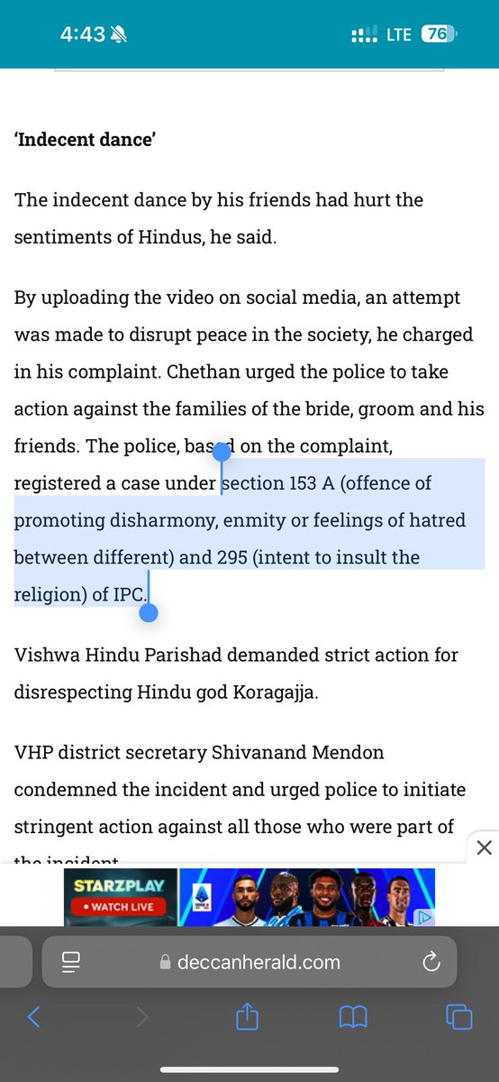 Sawad313's tweet photo. ಬೇಕಾಬಿಟ್ಟಿ ಸೆಕ್ಷನ್ ದಾಖಲಿಸಿ ಈ ದುಷ್ಕರ್ಮಿಗಳನ್ನು ರಕ್ಷಿಸಲು ಪೋಲಿಸ್ ಇಲಾಖೆ ಪ್ರಯತ್ನಪಡಬಾರದು @spdkpolice ,ಅಂದು ಕೊರಗಜ್ಜನ ಅಪಮಾನ ಮಾಡಿದರೆಂದು ಒಬ್ಬ ಮದುಮಗನನ್ನು ಕೇರಳದಿಂದ ಬಂಧಿಸಿ ಕಠಿಣ ಸೆಕ್ಷನ್ ಗಳಡಿ ಜೈಲಿಗೆ ಕಳುಹಿಸಲು ಸಾಧ್ಯವಾಗುದಾದರೆ ಇವರಿಗೂ ಅದಕ್ಕಿಂತ ಕಠಿಣ ಸೆಕ್ಷನ್ ಗಳಡಿಯಲ್ಲಿ BNS 196,298  ದಾಖಲಿಸಿ ಬಂಧಿಸಬೇಕಾಗಿದೆ https://t.co/jkcgqG5YUp