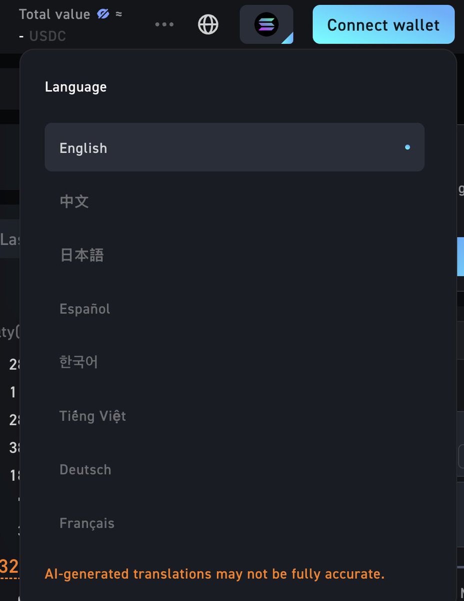 _WOOFi's tweet image. WOOFi Pro now speaks your language 🌍

Navigate WOOFi Pro in your preferred language and trade with ease, wherever you are.

What languages should we support next?