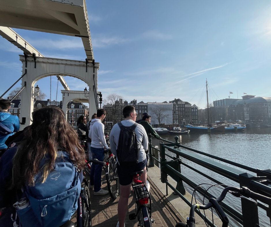 Penn Engineering (@pennengineers) on Twitter photo .@DustynRobots of <a href="/MEAM_Penn/">Mechanical Engineering and Applied Mechanics, Penn</a> led Penn students through a global seminar in Amsterdam, where bikes became tools for hands-on engineering research into urban mobility and infrastructure. <a href="/pennabroad/">Penn Abroad</a>
bit.ly/3EmvCgw .@DustynRobots of <a href="/MEAM_Penn/">Mechanical Engineering and Applied Mechanics, Penn</a> led Penn students through a global seminar in Amsterdam, where bikes became tools for hands-on engineering research into urban mobility and infrastructure. <a href="/pennabroad/">Penn Abroad</a>
bit.ly/3EmvCgw