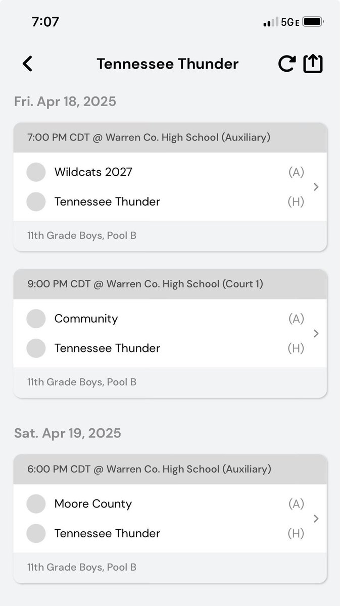 Elijah Parks (@elijahparksm) on Twitter photo AAU Schedule for this weekend at Warren County Highschool in Tennessee!
<a href="/_Andy_Sharpe_/">Andy Sharpe</a> <a href="/Morris_Cole1/">Cole Morris</a> <a href="/CoachSharp24/">Logan Sharp</a> <a href="/CoachDStutts/">Drew Stutts</a> <a href="/will_merrell/">Will Merrell</a> <a href="/Coach_DanEarl/">Dan Earl</a> <a href="/CoachBEmerson/">Brian Emerson</a> <a href="/CoachRobBuffs/">Bill Robinson</a> <a href="/Rodney_Hamilton/">Rodney Hamilton</a> <a href="/CoachJ_Miller1/">Jackson Miller</a> <a href="/ABiggerstaff42/">Alex Biggerstaff</a> <a href="/ABroyles33/">Adam Broyles</a> AAU Schedule for this weekend at Warren County Highschool in Tennessee!
<a href="/_Andy_Sharpe_/">Andy Sharpe</a> <a href="/Morris_Cole1/">Cole Morris</a> <a href="/CoachSharp24/">Logan Sharp</a> <a href="/CoachDStutts/">Drew Stutts</a> <a href="/will_merrell/">Will Merrell</a> <a href="/Coach_DanEarl/">Dan Earl</a> <a href="/CoachBEmerson/">Brian Emerson</a> <a href="/CoachRobBuffs/">Bill Robinson</a> <a href="/Rodney_Hamilton/">Rodney Hamilton</a> <a href="/CoachJ_Miller1/">Jackson Miller</a> <a href="/ABiggerstaff42/">Alex Biggerstaff</a> <a href="/ABroyles33/">Adam Broyles</a>