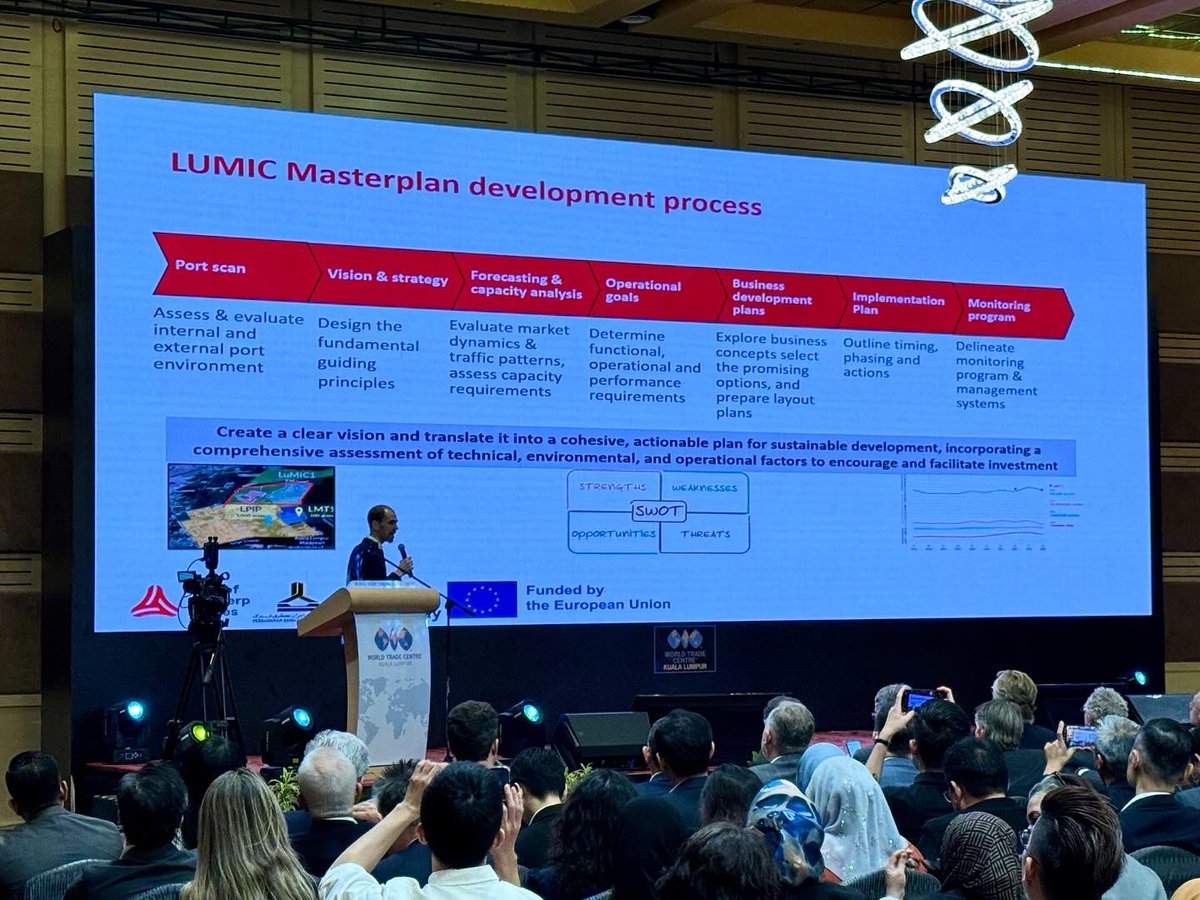 EU Ambassador to Malaysia, H.E. Rafael Daerr, attended the presentation of the Lumut Maritime Industrial City (LuMIC) Feasibility Study Presentation, co-hosted by EuroCham Malaysia, Perak State Development Corporation (PKNPk), and Port of Antwerp-Bruges International.