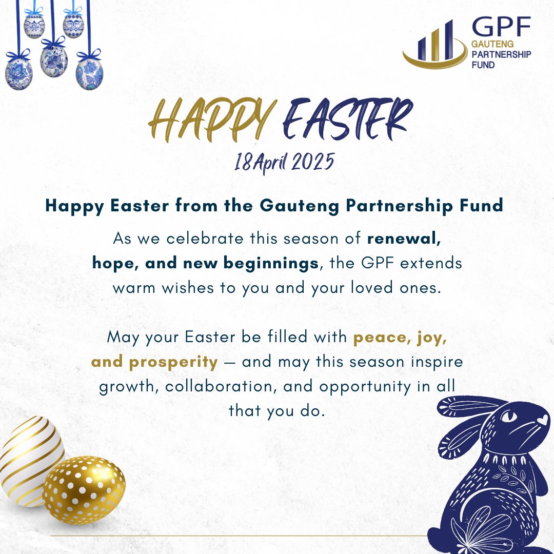 Happy Easter from all of us at GPF!

GPF extends its best wishes to all our partners, stakeholders, and communities this Easter.

May the season's spirit bring renewed energy and purpose to our work together.